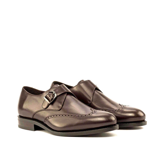 Single Monk in Dark Brown Box Calf - Zatorres | Free Shipping on orders over $200