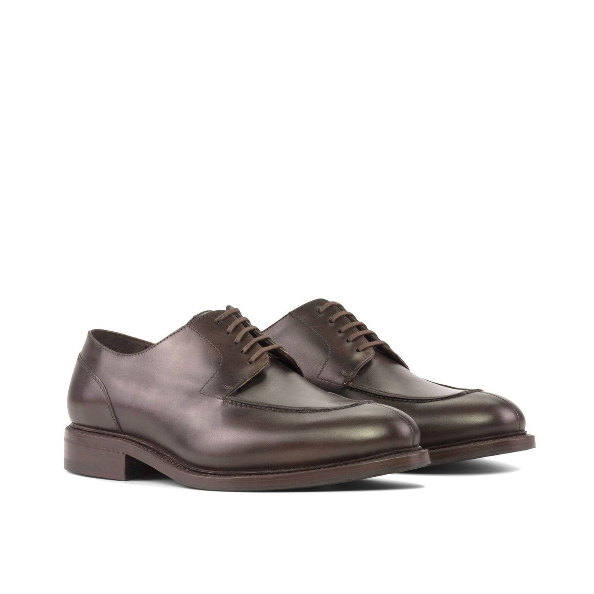 Split Toe Derby in Dark Brown Box Calf - Zatorres | Free Shipping on orders over $300