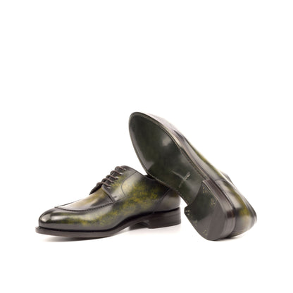 Split Toe Derby in Khaki Marble Patina Box Calf - Zatorres | Free Shipping on orders over $200