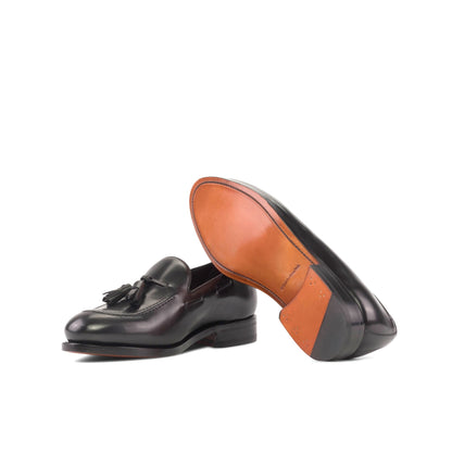 Tassel Loafer in Black Box Calf - Zatorres | Free Shipping on orders over $200