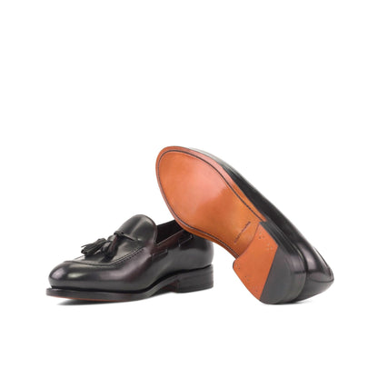 Tassel Loafer in Black Box Calf - Zatorres | Free Shipping on orders over $300