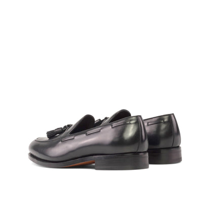 Tassel Loafer in Black Box Calf - Zatorres | Free Shipping on orders over $300