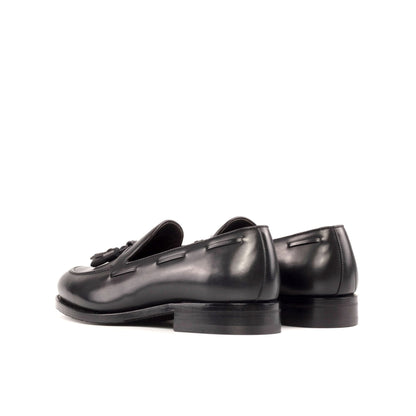 Tassel Loafer in Black Box Calf - Zatorres | Free Shipping on orders over $300