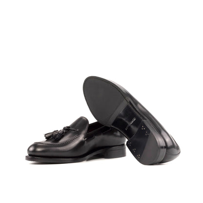 Tassel Loafer in Black Box Calf - Zatorres | Free Shipping on orders over $200