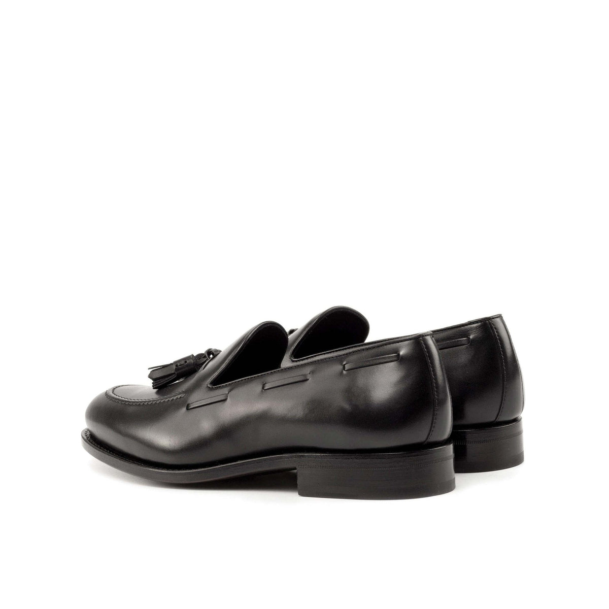 Tassel Loafer in Black Box Calf - Zatorres | Free Shipping on orders over $300