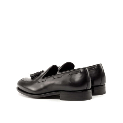 Tassel Loafer in Black Box Calf - Zatorres | Free Shipping on orders over $300