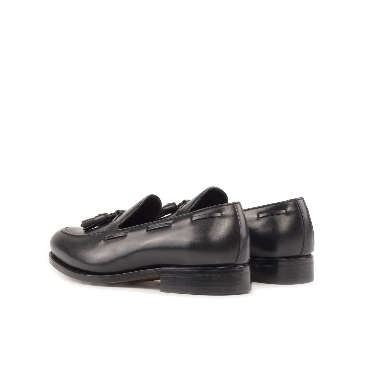 Tassel Loafer in Black Box Calf - Zatorres | Free Shipping on orders over $300