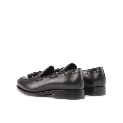 Tassel Loafer in Black Box Calf - Zatorres | Free Shipping on orders over $300