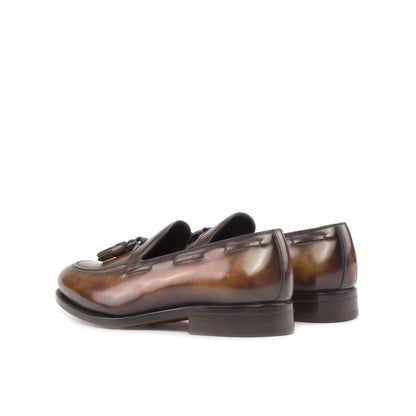 Tassel Loafer in Brown Fire Patina - Zatorres | Free Shipping on orders over $300
