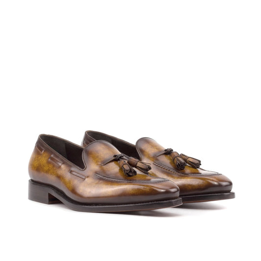 Tassel Loafer in Cognac Patina - Zatorres | Free Shipping on orders over $200