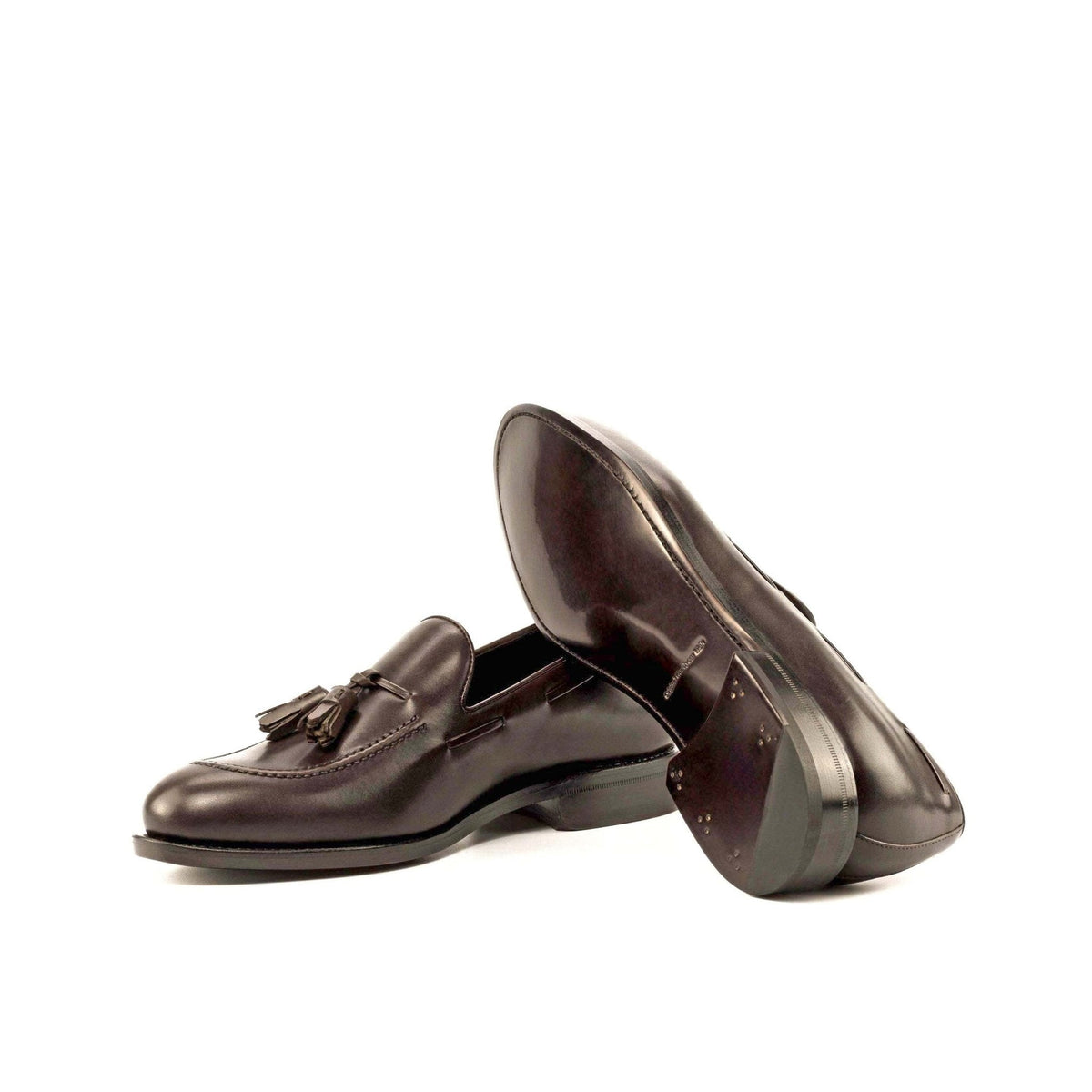 Tassel Loafer in Dark Brown Box Calf - Zatorres | Free Shipping on orders over $300