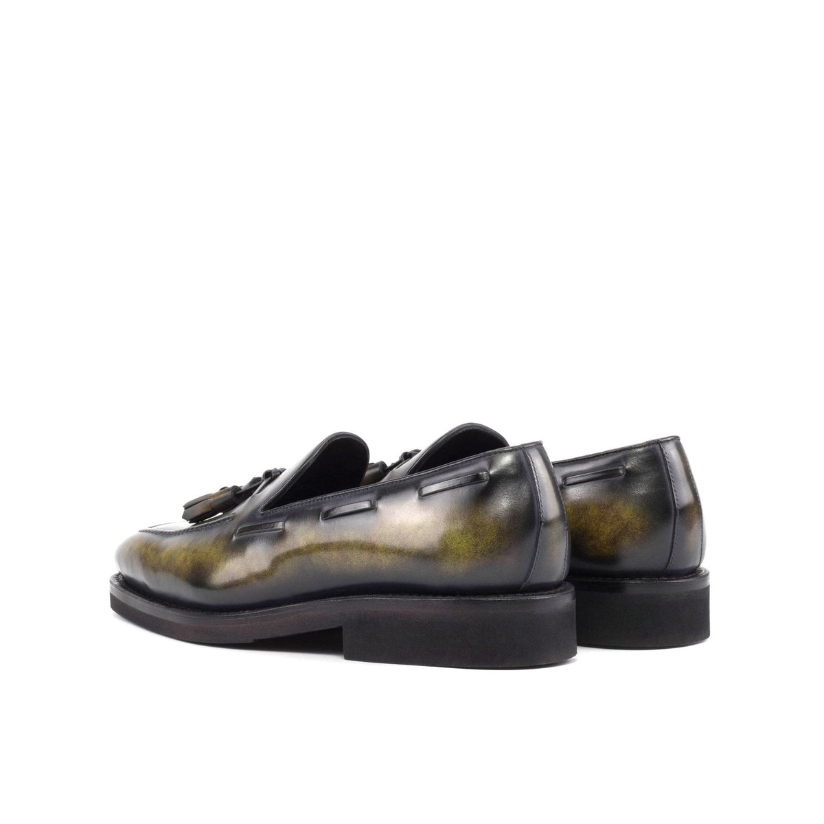 Tassel Loafer in Green Patina - Zatorres | Free Shipping on orders over $300