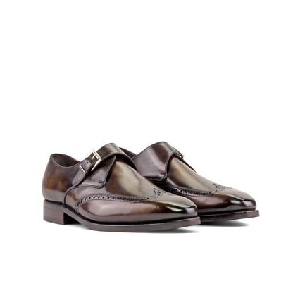 Single Monk Strap in Tobacco Museum Patina