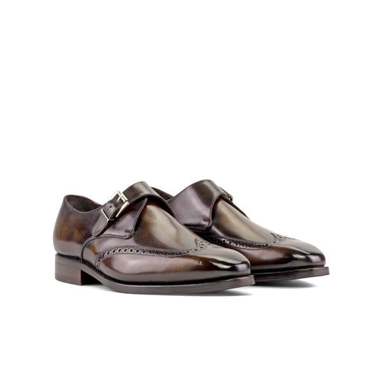 Single Monk Strap in Tobacco Museum Patina