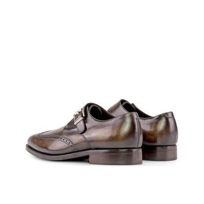 Single Monk Strap in Tobacco Museum Patina